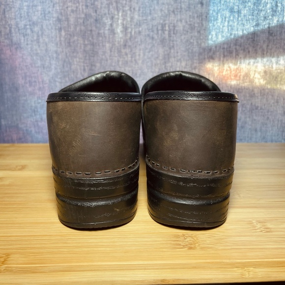 Dansko Professional Mens Clogs Shoes Oiled Leather Antique Brown Sz 45 11.5 12 main image 6